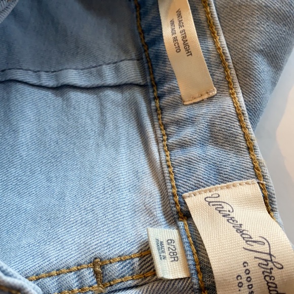 NWT Universal Thread vintage straight jeans 6/28 - Picture 7 of 8